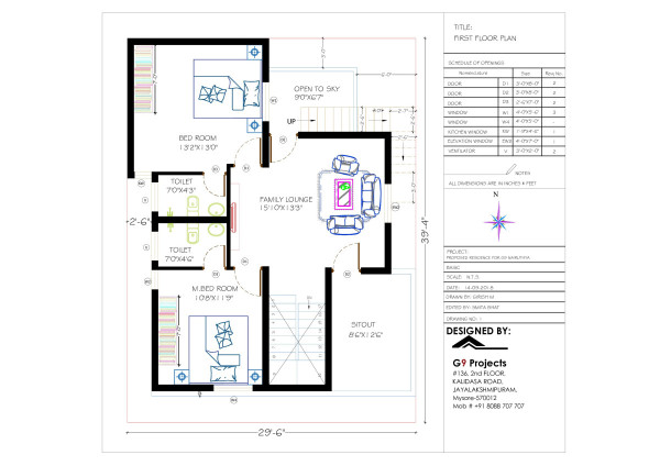 G9 Tree Ring Third Floor Plan
